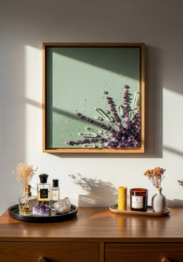 rystal Cluster Mixed Media
