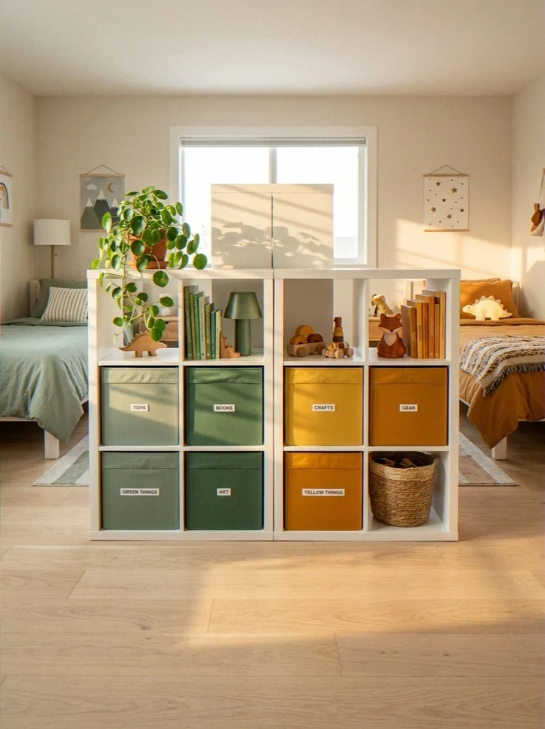 tackable Storage Cubes as Room Di