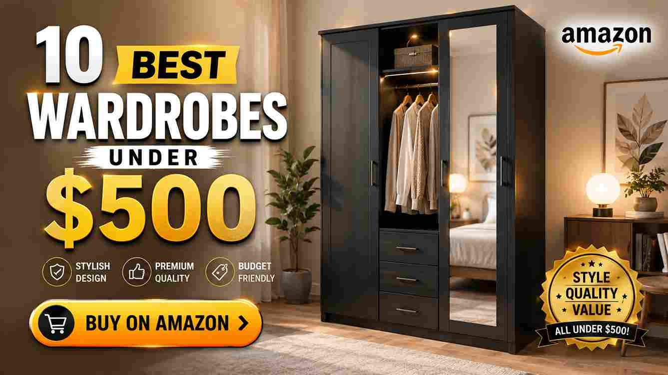 10 Best Wardrobes Under $500 (Top Amazon Picks for Small Spaces)