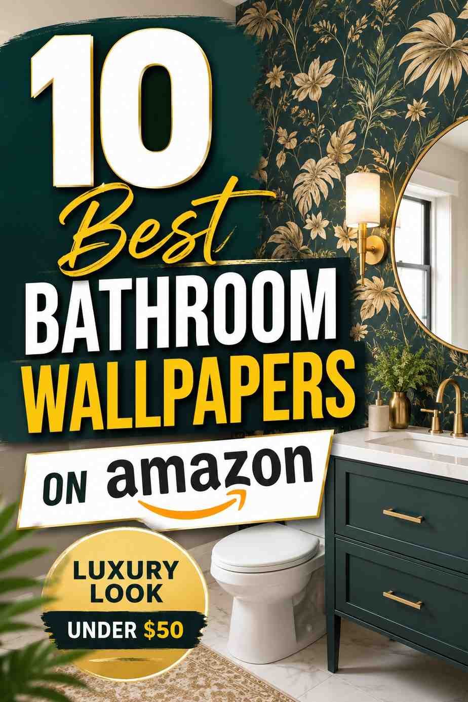 Best Textured Bathroom Wallpapers