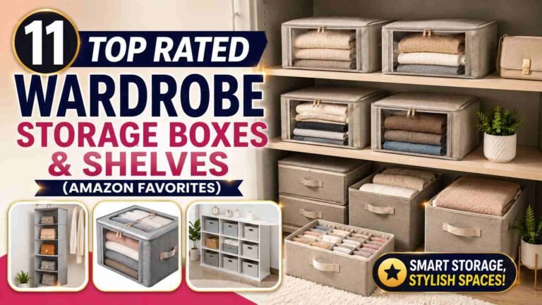 11 Top Rated Wardrobe Storage Boxes & Shelves (Amazon Favorites)