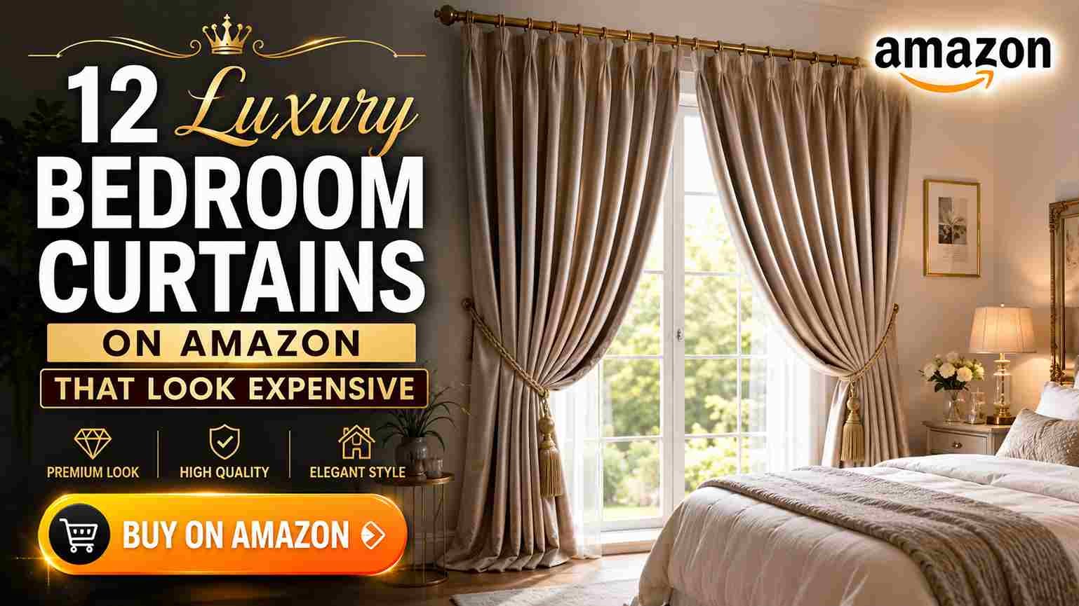 12 Luxury Bedroom Curtains on Amazon That Look Expensive