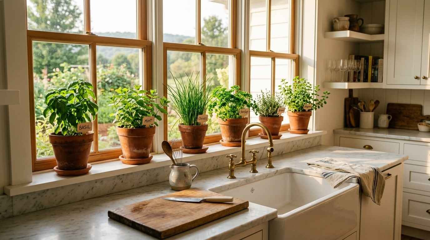 20 Indoor herb garden ideas for