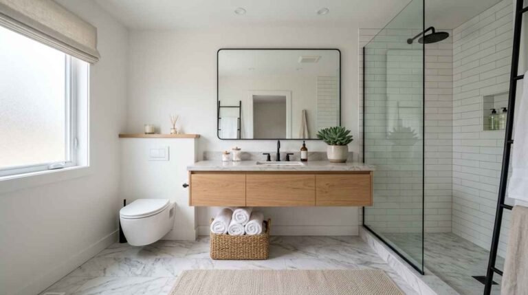 20 Small Full Bathroom Storage Ideas