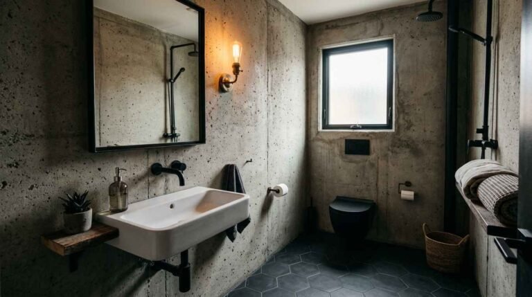 20 Small Industrial Bathroom Ideas