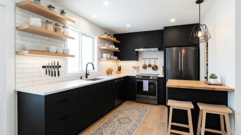 23 Small Kitchen Remodel Black