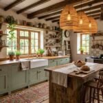 24 Bohemian Farmhouse Kitchen Ideas That Feel Warm, Rustic & Chic