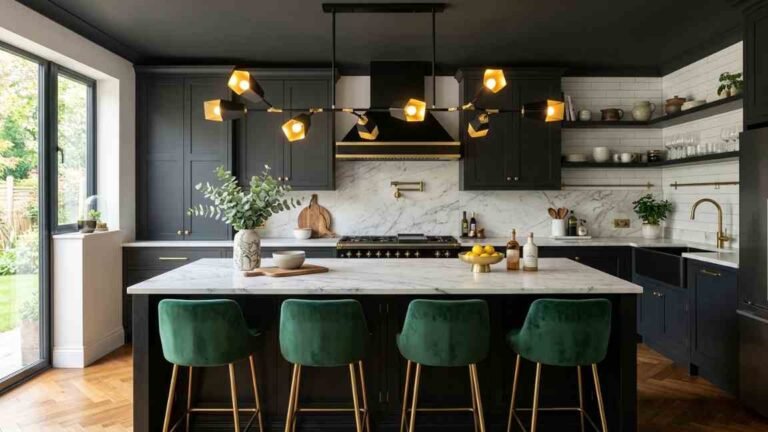 24 Chic Black And Gold Light Fixture