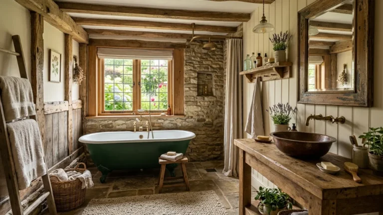 24 Cottage Bathroom Ideas Rustic That