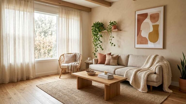 24 Cozy Boho Minimalist Living Room Ideas