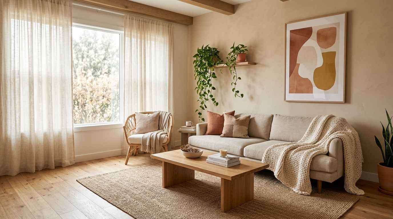 24 Cozy Boho Minimalist Living Room Ideas