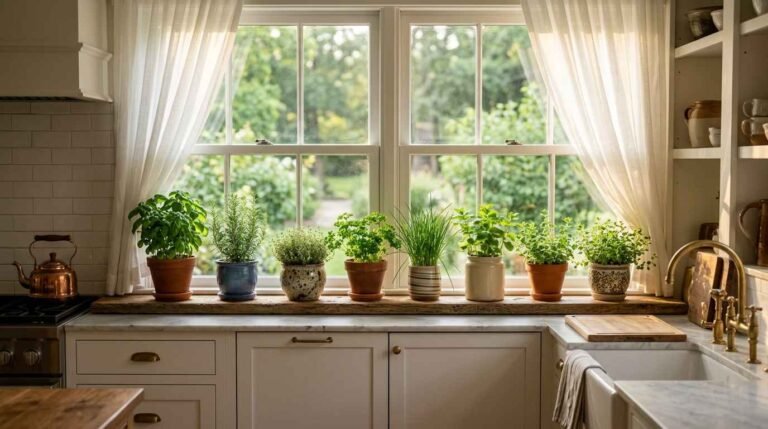 24 Small Indoor Herb Garden Ideas with Simple Setup Tips