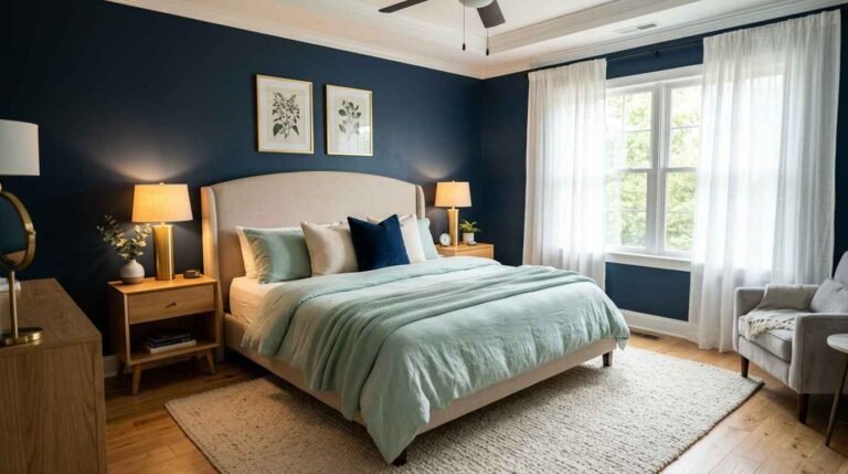 24 Stunning Navy Blue And Mint Green