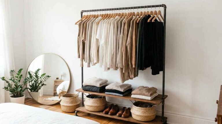 24 Stylish Clothes Rack Ideas