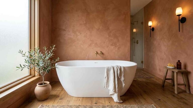25 Bathroom Limewash Walls