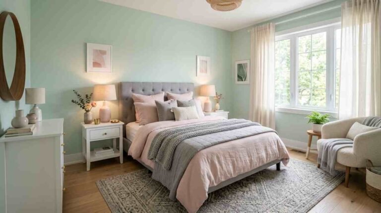 25 Mint Green Pink And Grey Bedroom Ideas