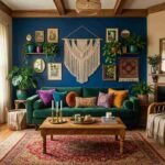 25 Must-See Jewel Tone Living Room Bohemian Ideas for Cozy Vibes