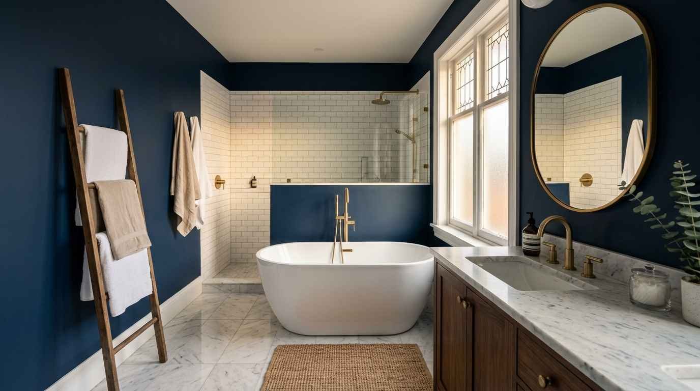 26 Bathroom Paint And Wallpaper Ideas
