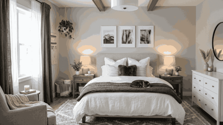 26 Gray And White Bedroom