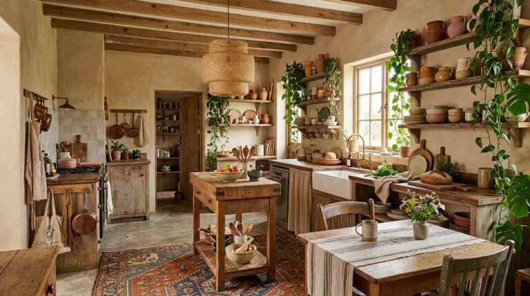 26 Inspiring Boho Kitchen Ideas: Bohemian Style for a Warm, Artistic Space