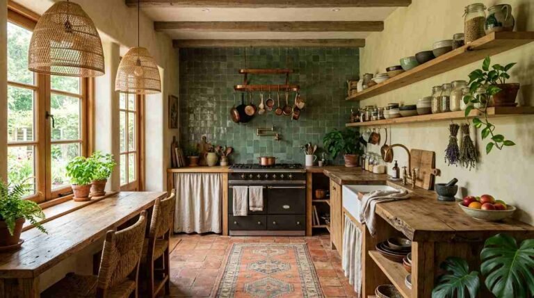 27 Bohemian Kitchen Backsplash Ideas for a Bold Boho Kitchen