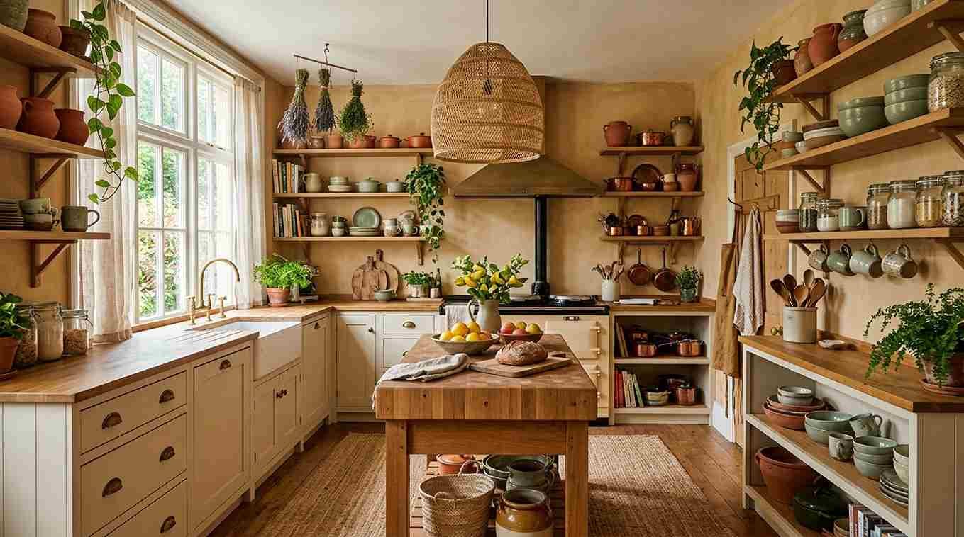 27 Bohemian interior design kitchen ideas