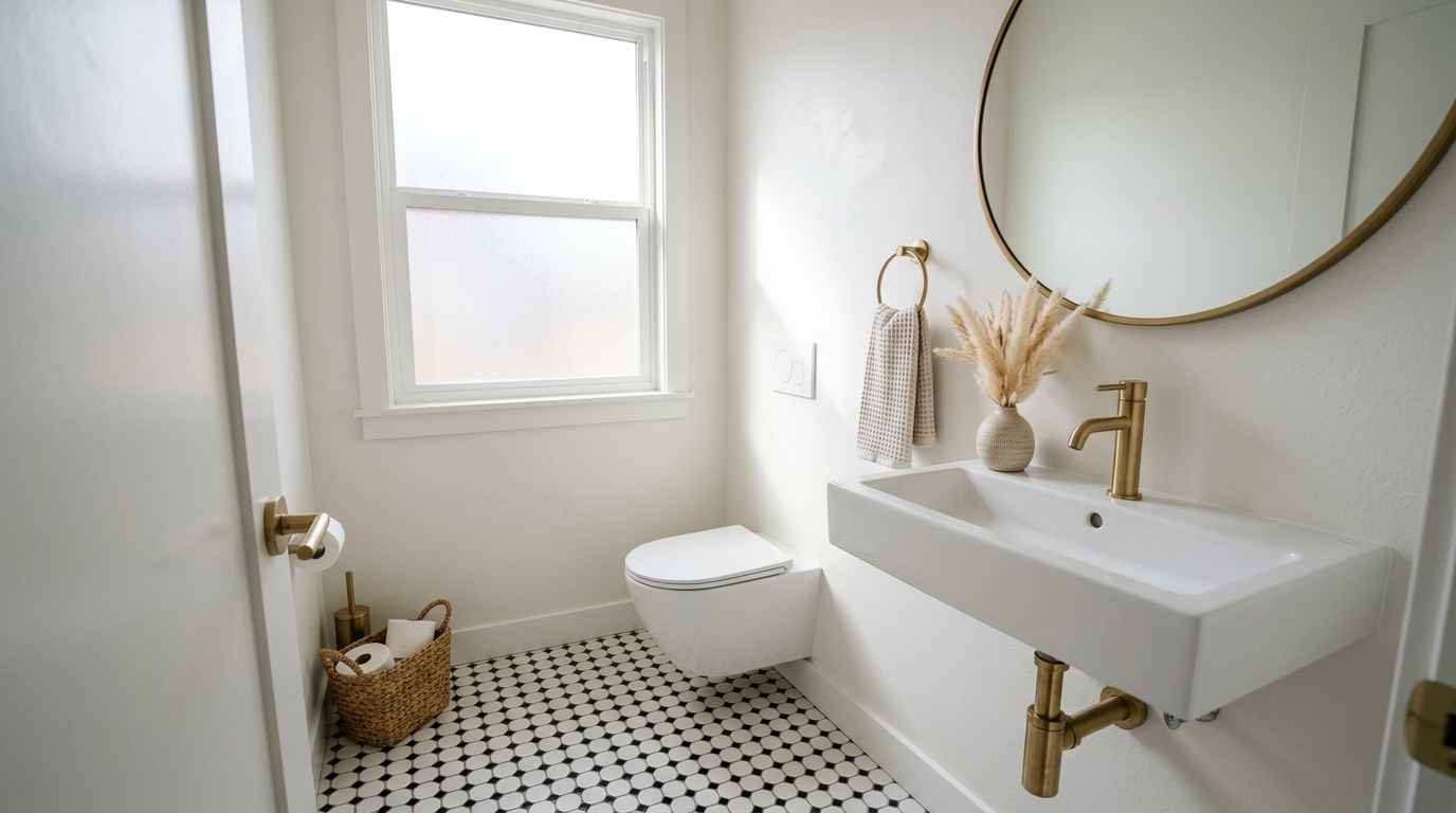 27 Small Half Bathroom Paint Ideas