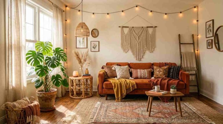 27 Small Space Boho Living Room