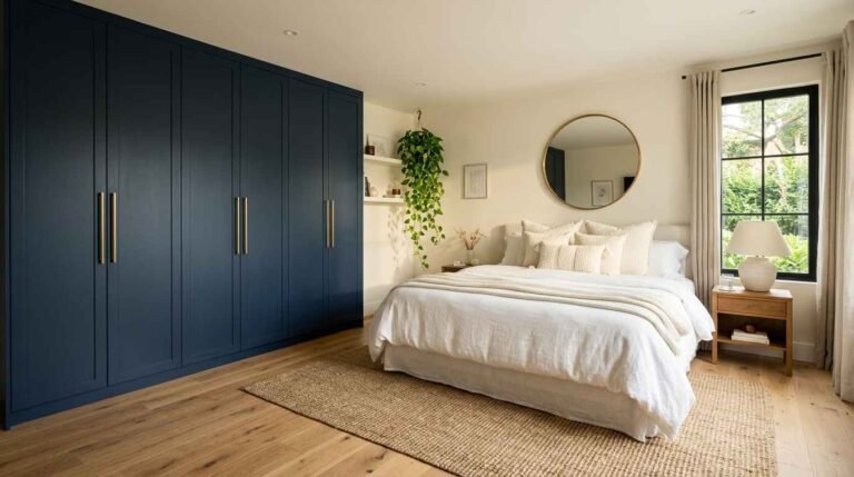 27 Stunning Blue Bedroom Wardrobe Ideas