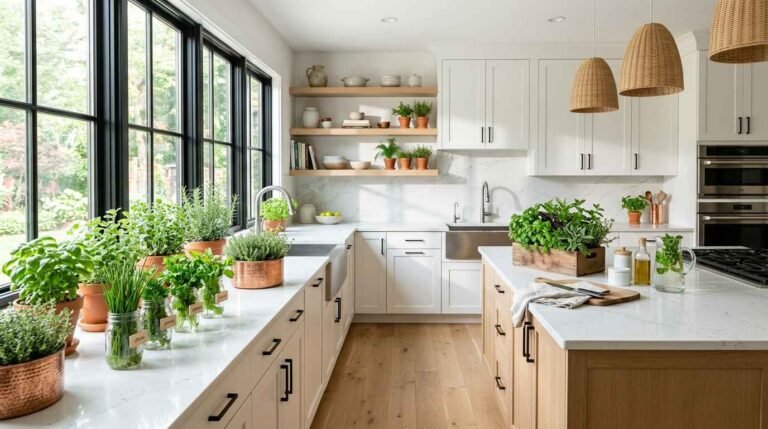 28 Indoor Kitchen Herb Garden Ideas for Small & Modern Kitchens