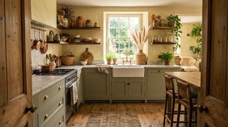 28 Stunning Bohemian Kitchen Cabinets