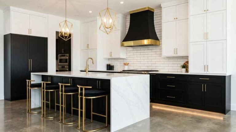 28 White Black And Gold Kitchen Ideas