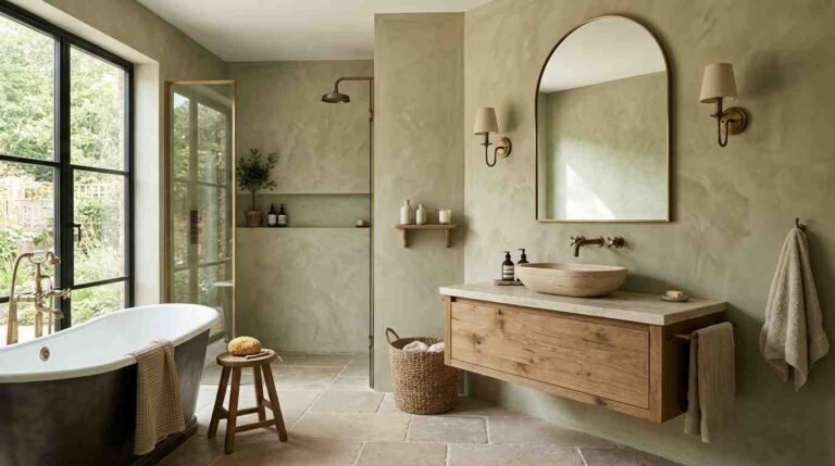29 Bathroom Limewash Walls Ideas for a