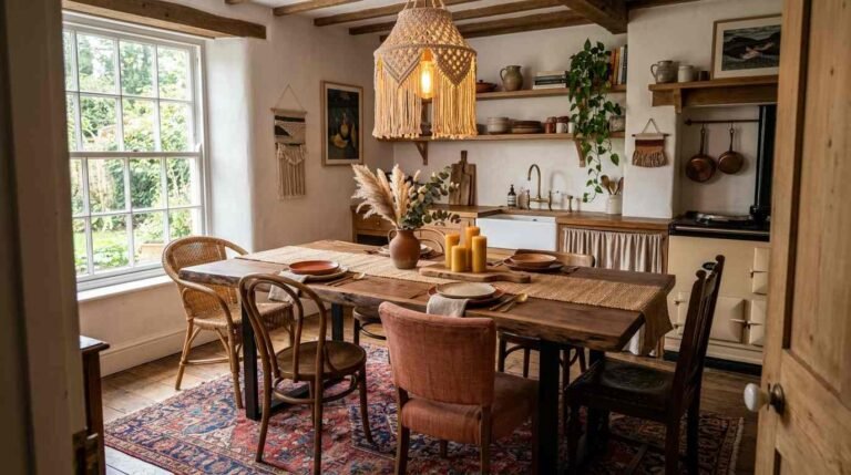29 TOP Bohemian Kitchen Table Ideas for a Cozy, Stylish Dining Space