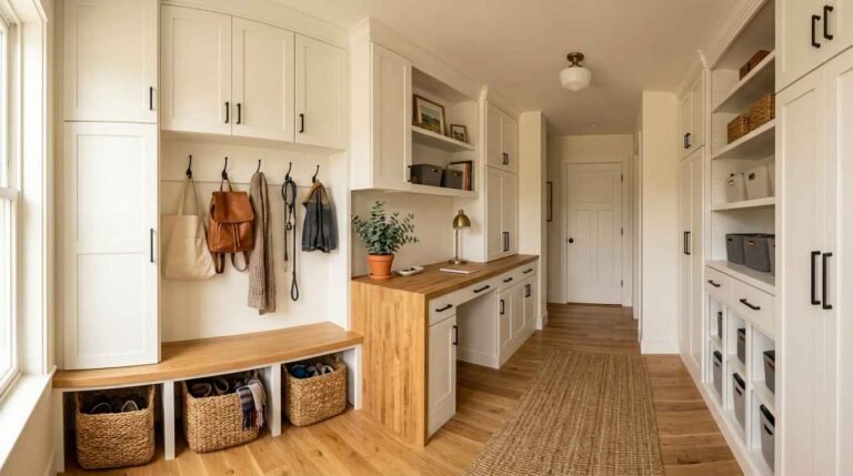 30 Mud Room with Desk Ideas for a Stylish and Organized Entryway