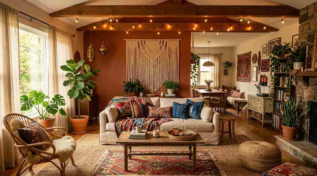 30+ Stunning Bohemian Theme Living Room Ideas to Inspire You
