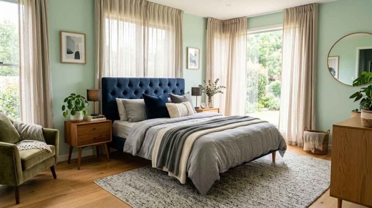 31 Mint Green Navy Blue And Grey