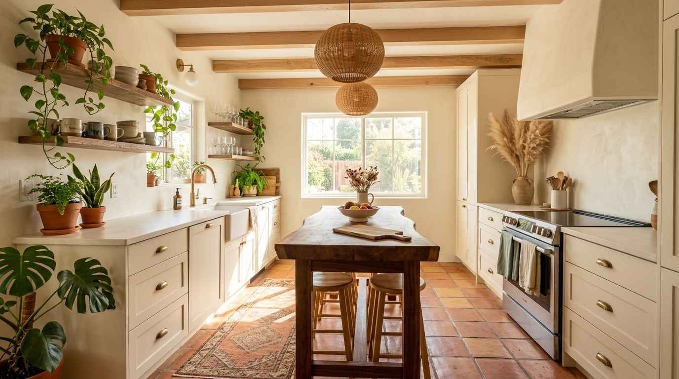 31 Stunning White Bohemian Kitchen Ideas You'll Want to Copy