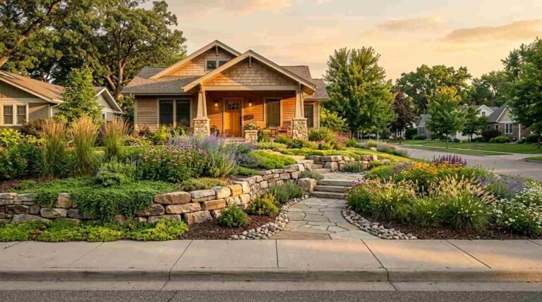 31 TOP Small Sloped Front Yard Landscaping Ideas for a Stunning Entrance