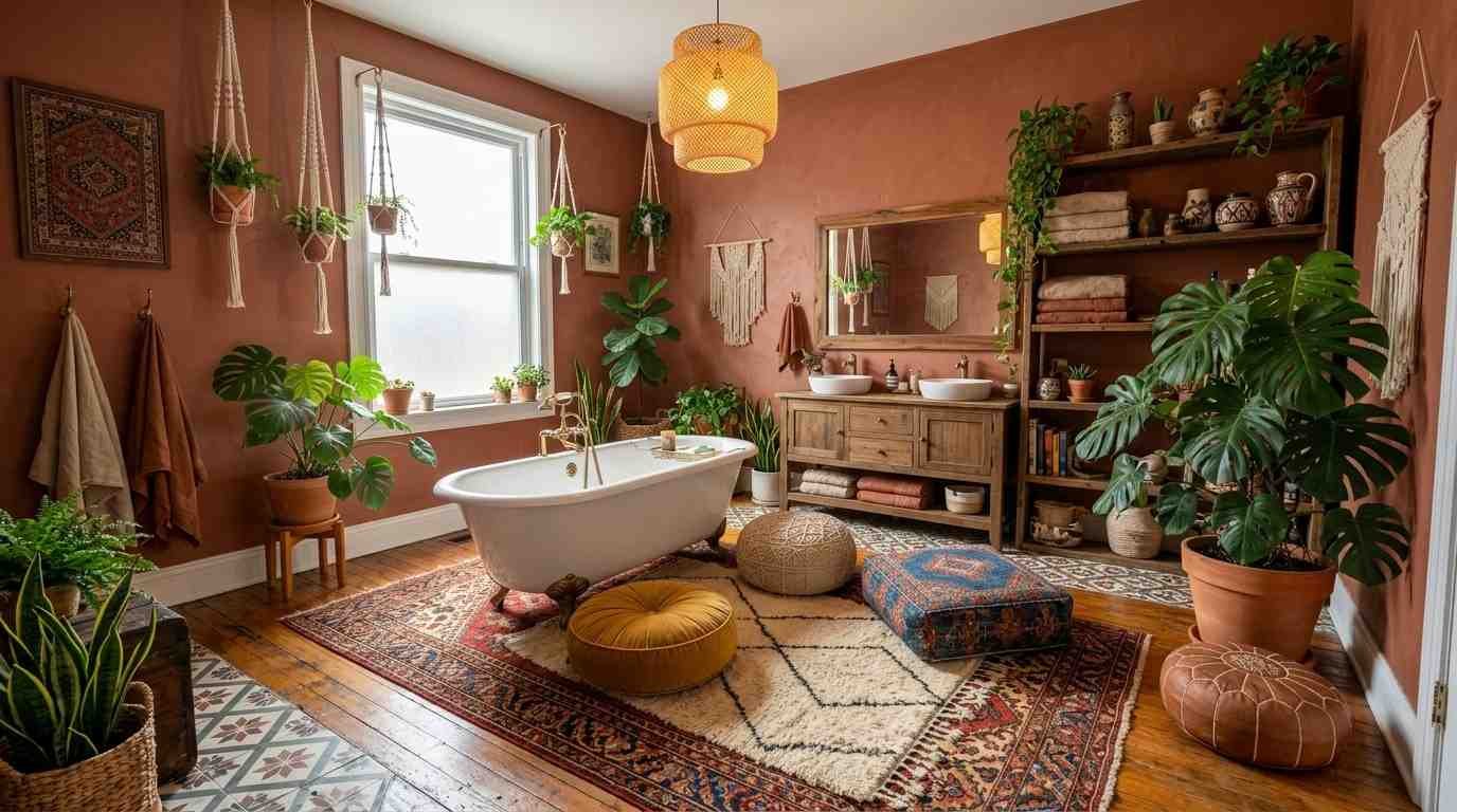 33 Bohemian Interior Design Ba
