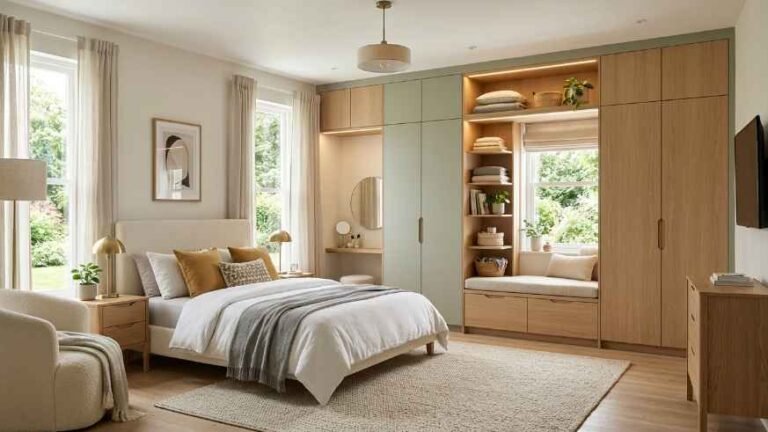 Bedroom With Built In Wardrobe Ideas