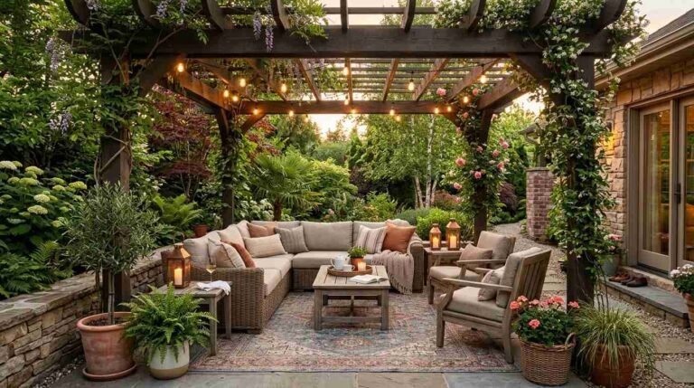 25 Covered Patio Landscaping Ideas