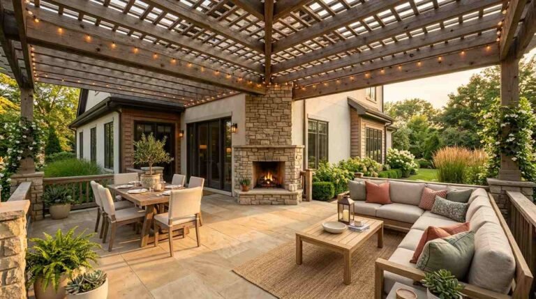 26 L Shaped Covered Patio Ideas That