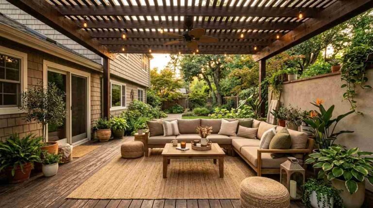 27 Covered Patio Seating Ideas for the