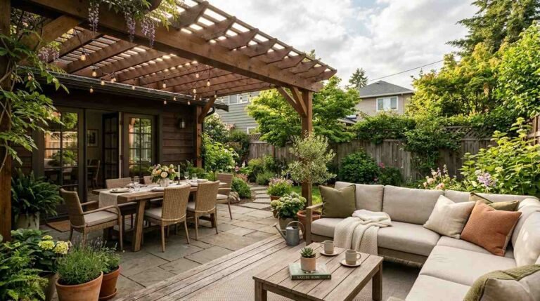 27 L Shaped Covered Patio Ideas to