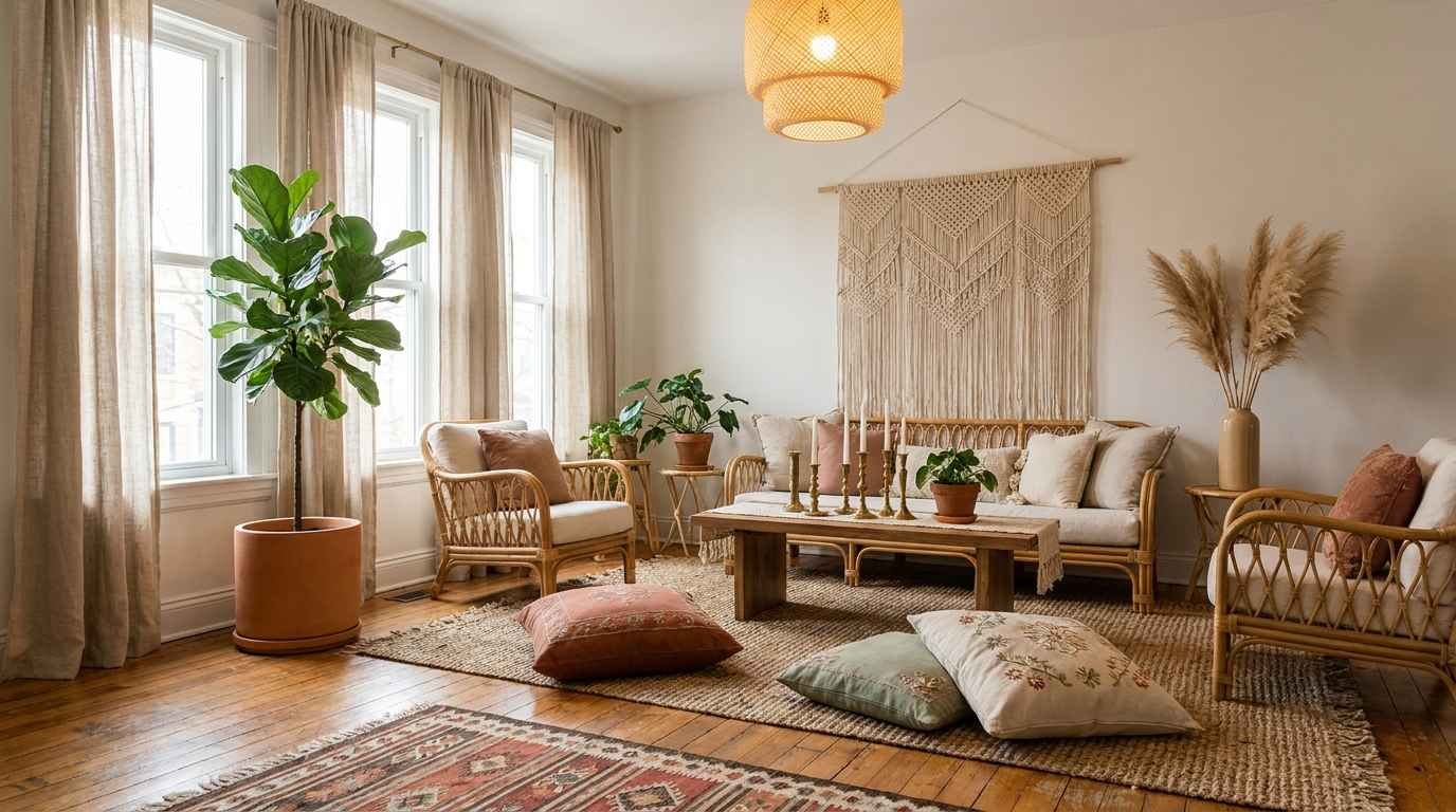 29 Bohemian House Interior Ideas for a