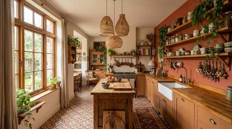29 Bohemian Interior Design Kitchen