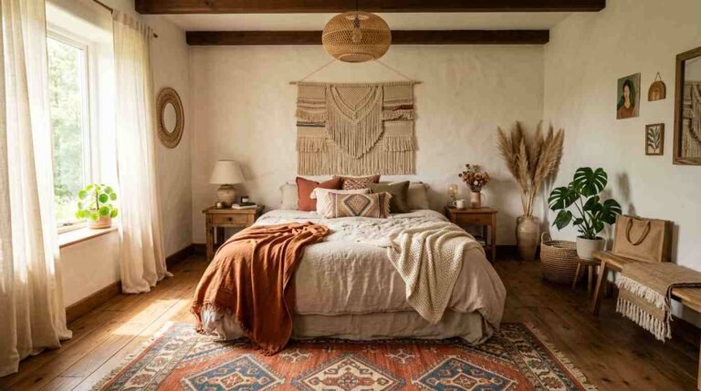 29 Inspiring Bohemian Bed Design Ideas