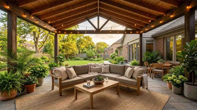 29 TOP Covered Patio Seating Ideas for