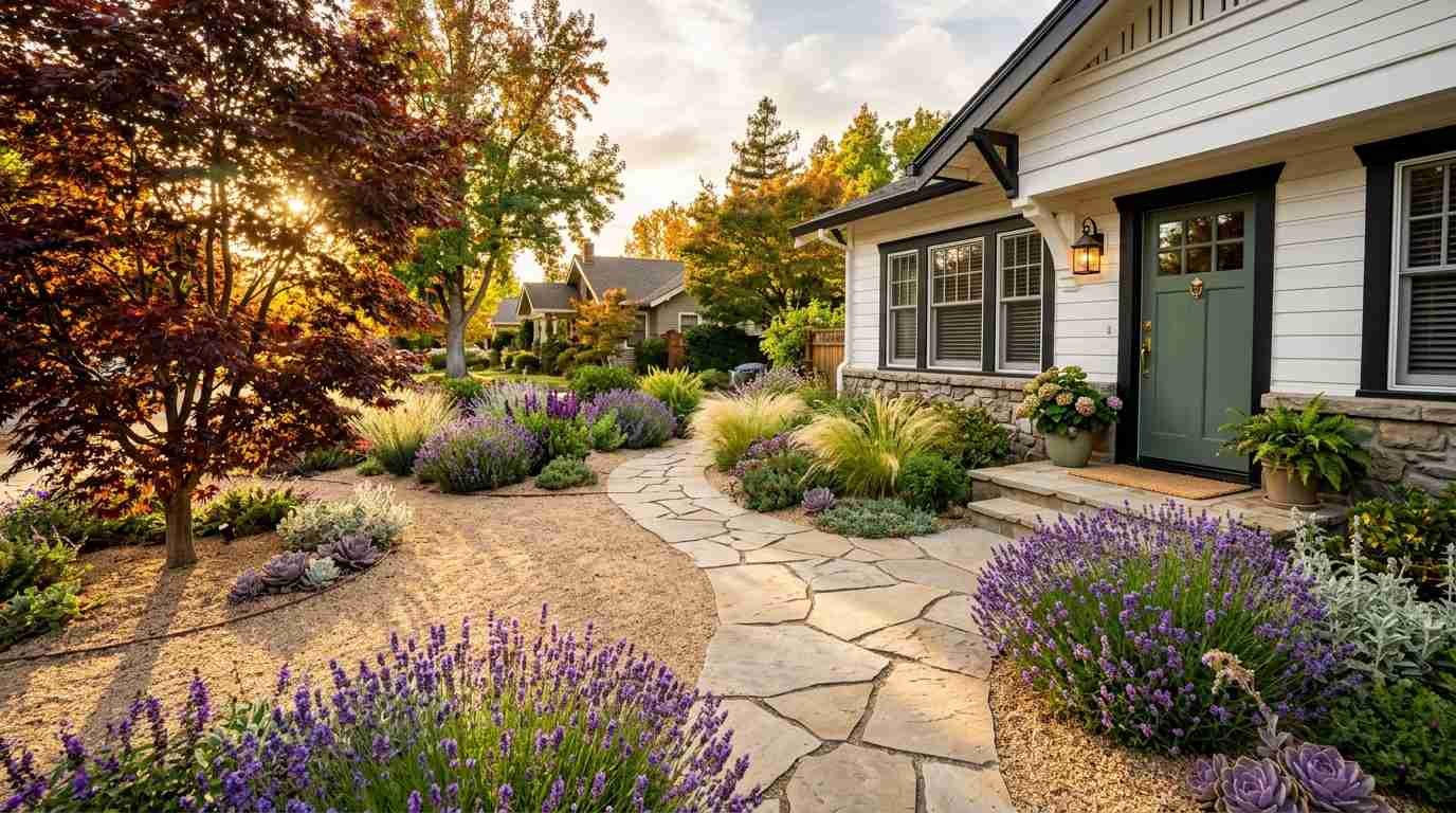 32 Small Square Front Yard Landscaping Ideas
